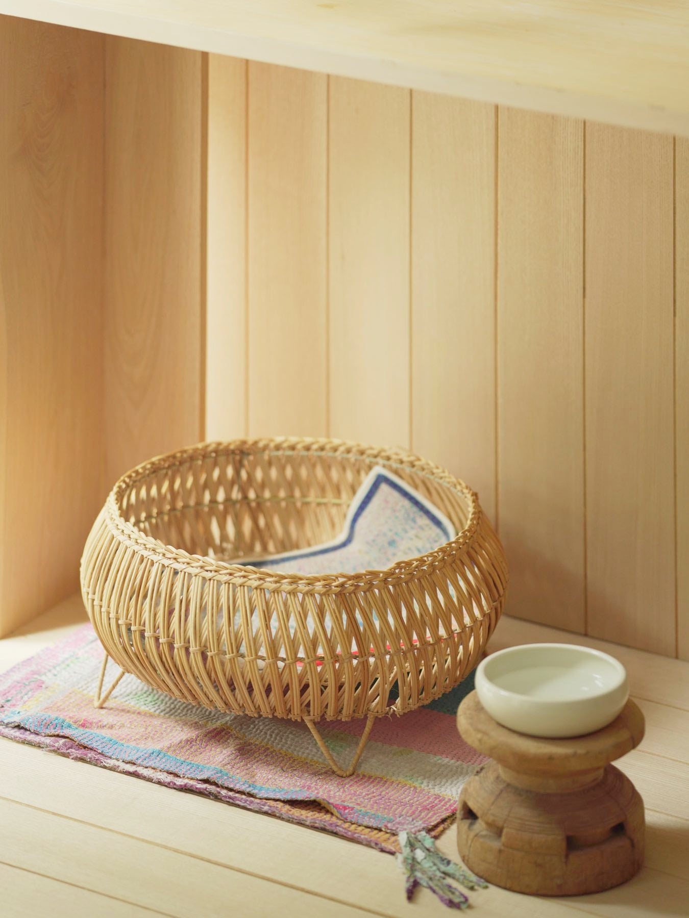 オルネコ オリジナル・スタンドバスケット｜かご・収納｜オルネ ド