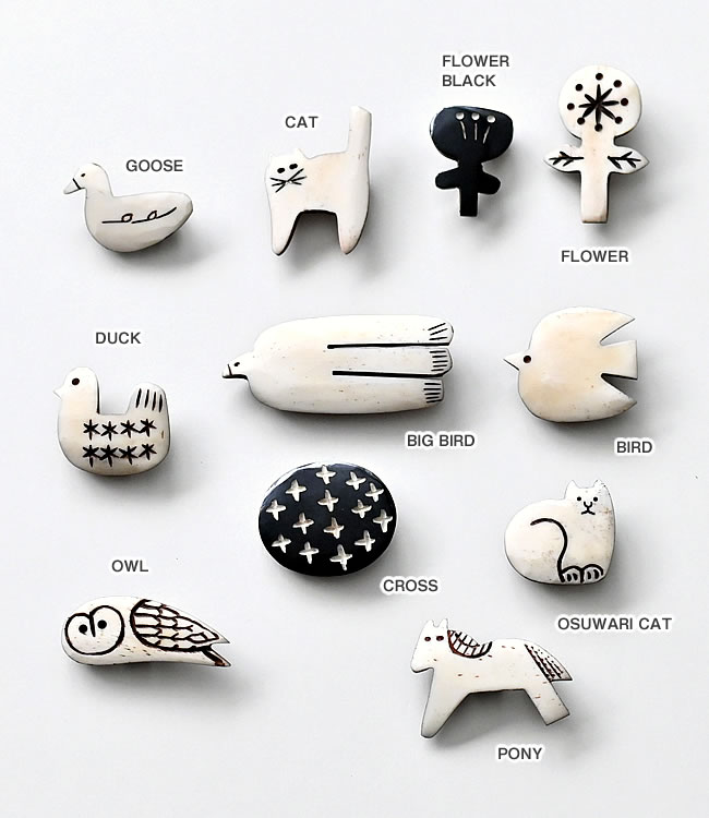 Bone ブローチ | ゼネラルストア オルネ