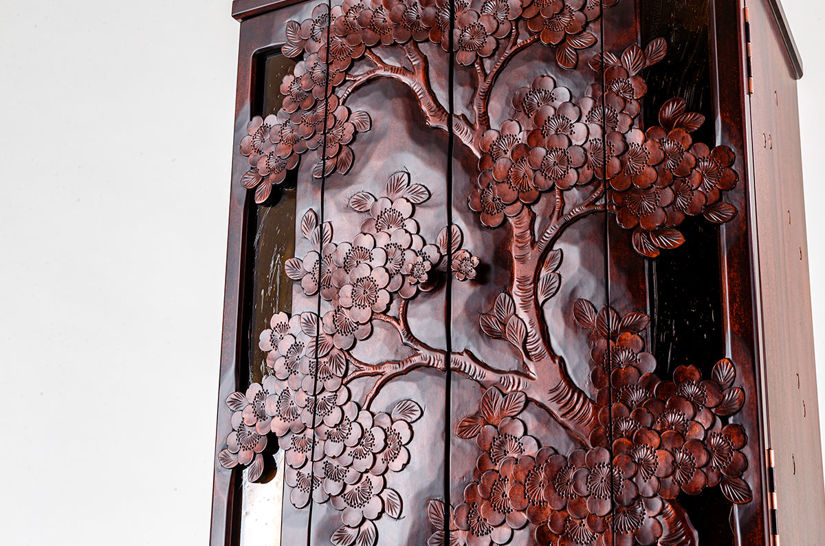 軽井沢彫りのお仏壇 | 大坂屋家具店