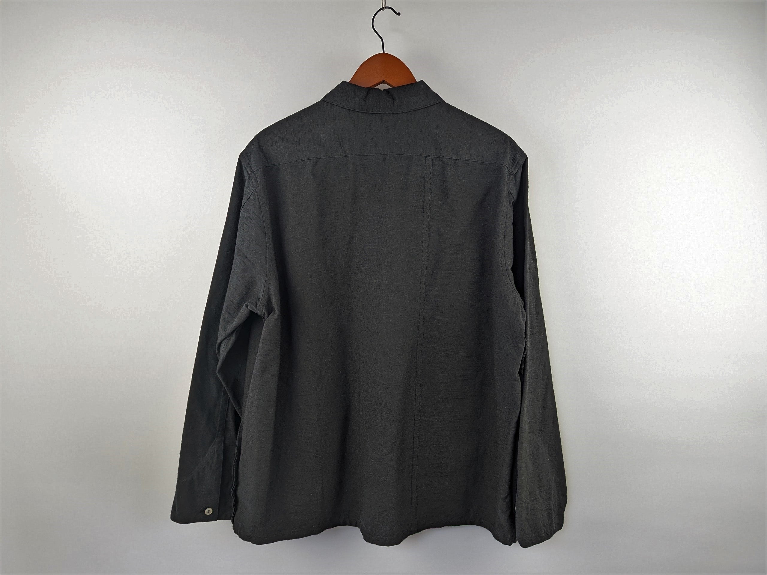 知多木綿 黒染め オープンカラーシャツジャケット カバーオール 名古屋