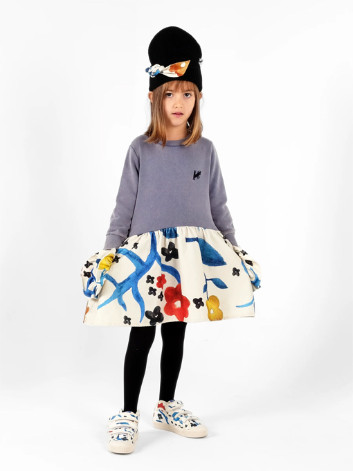 WOLF＆RITA スウェット切替ワンピース ポルトガル子供服 OTTI オッティ