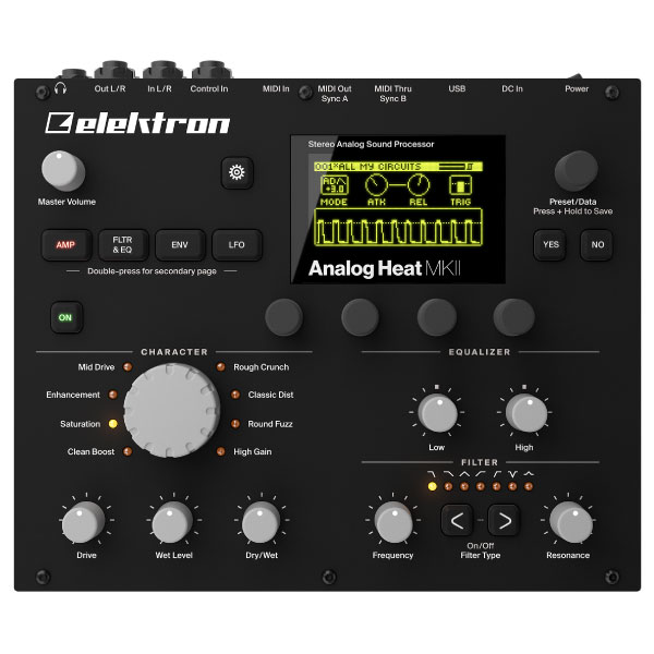 Elektronのステレオアナログサウンドプロセッサ、Analog Heat Mk2のご