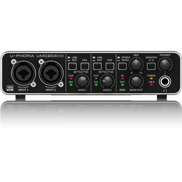 BEHRINGER(ベリンガー)/オーディオインターフェイス/UMC204HD U-PHORIA