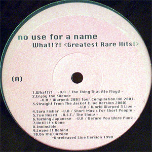 た*ご様 NO USE FOR A NAME LP アナログ レコード 未使用 NO USE FOR A NAME / RARITIES VOL.1 THE COVERS [LP - ]：PUNK