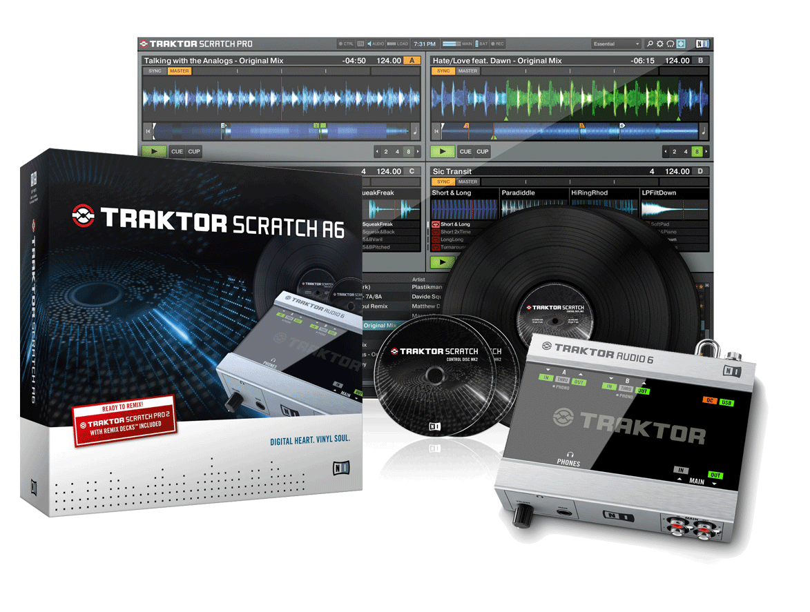 中古品のNative Instruments/Traktor Scratch A6の紹介です。