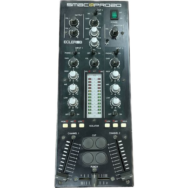 ECLERのDJミキサー、SMAC PRO20のジャンク品です。