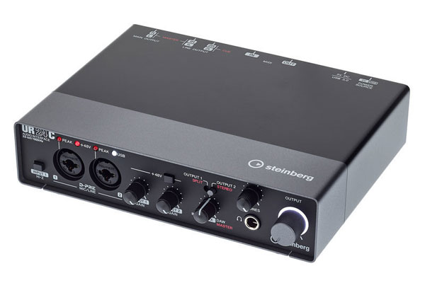 Steinbergの高品質なオーディオインターフェイスUR24C！初心者の方にも