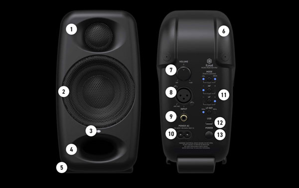 箱潰れ新品】IK Multimedia/モニタースピーカー/iLoud Micro Monitor