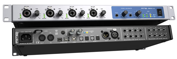 入出力が豊富なRMEの高品質オーディオインターフェイスFireface 802を