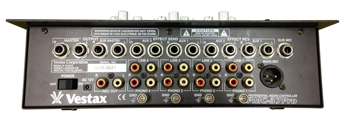 中古品】Vestax/DJミキサー/PMC-37Pro -DJ機材アナログレコード専門店
