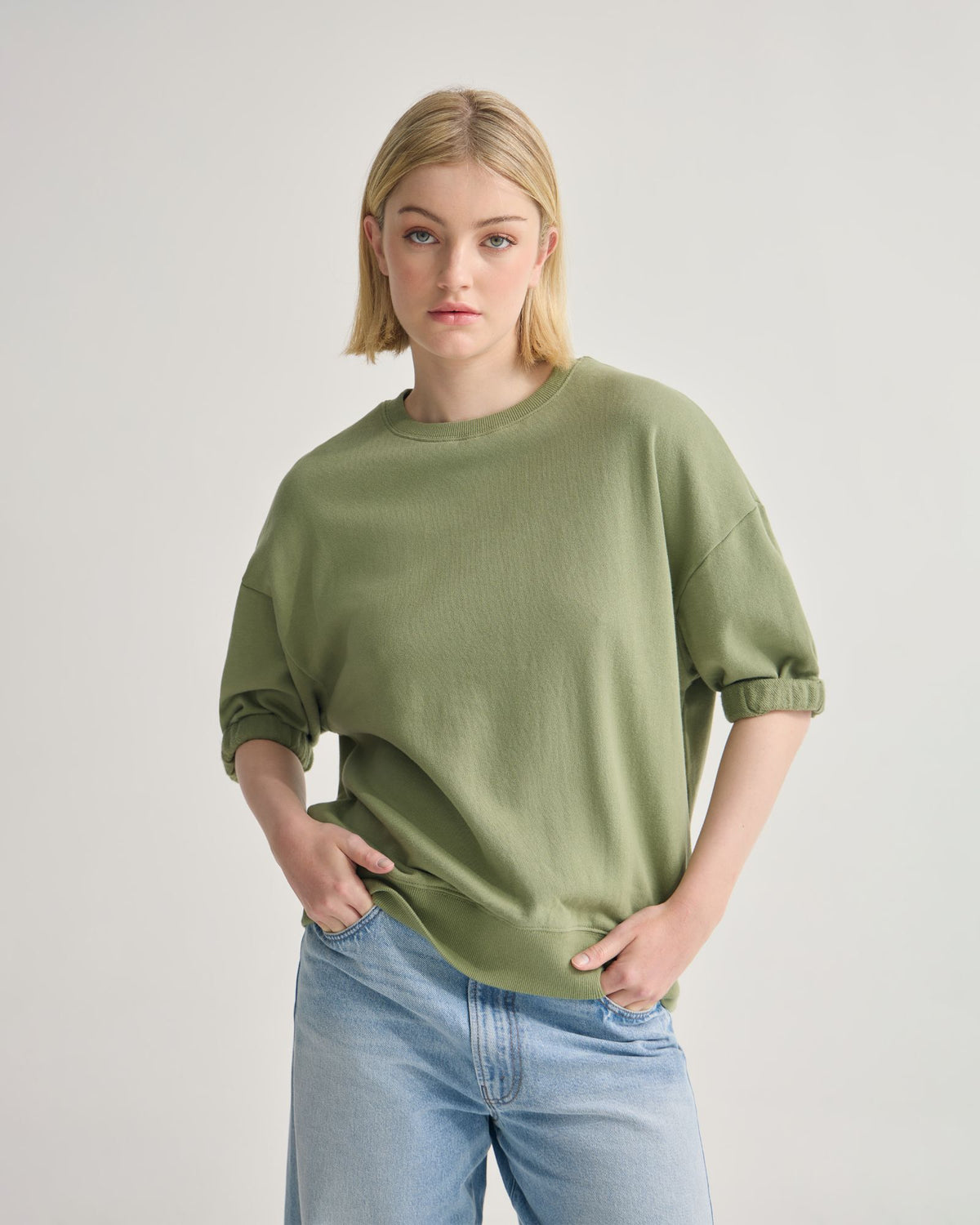 Maeve French Terry Top – Oxford Shop