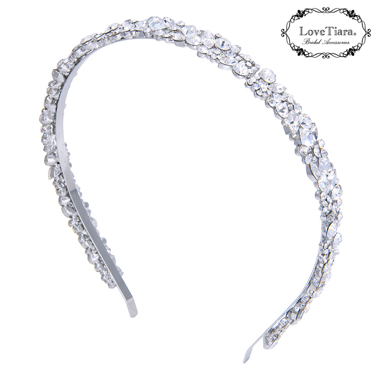 カチューシャ【ジュエル】 通信販売ブライダルウェディング通販 髪飾り