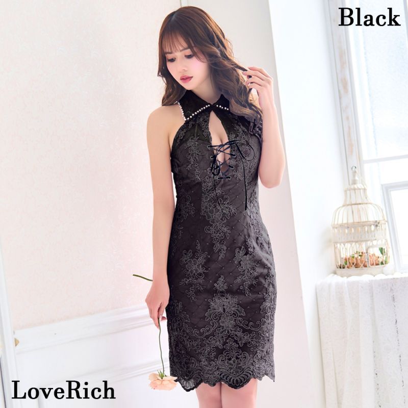 SMサイズ/4カラー】パール＆ビジュー 襟 スパンコール 刺繍