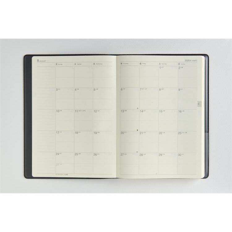 2026年4月始まり手帳 デイリー A5 ウィークメモ付きダイアリー（913