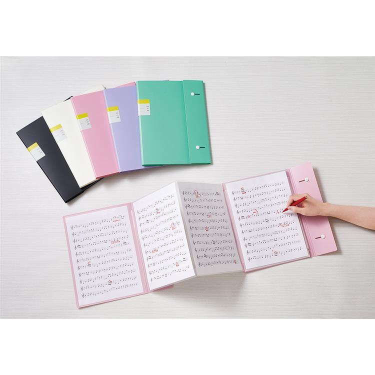 クリアーファイル カキコ A4 16ポケット ホワイト(ホワイト