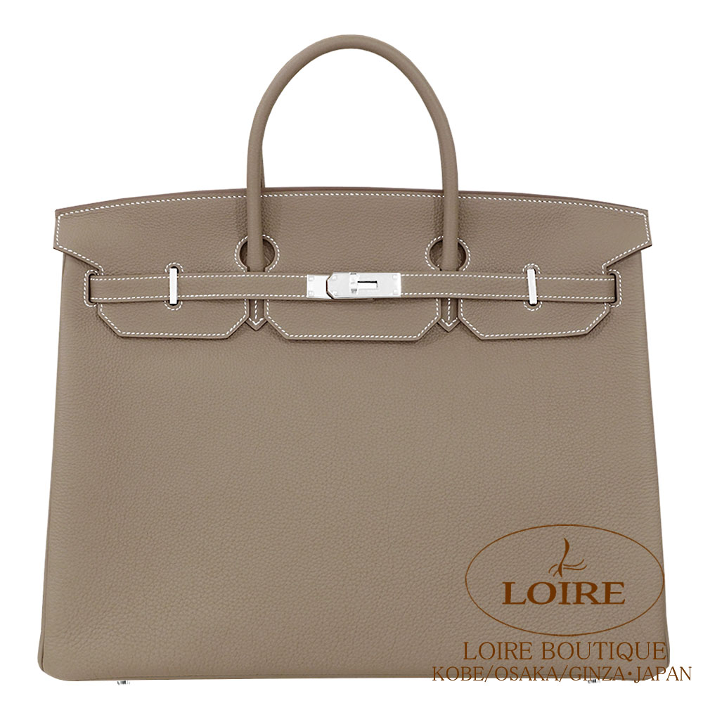 HERMES エルメス　バーキン40　空箱 エルメス<br>バーキン 40cm<br>エトゥープ<br>トゴ<br>シルバー金具