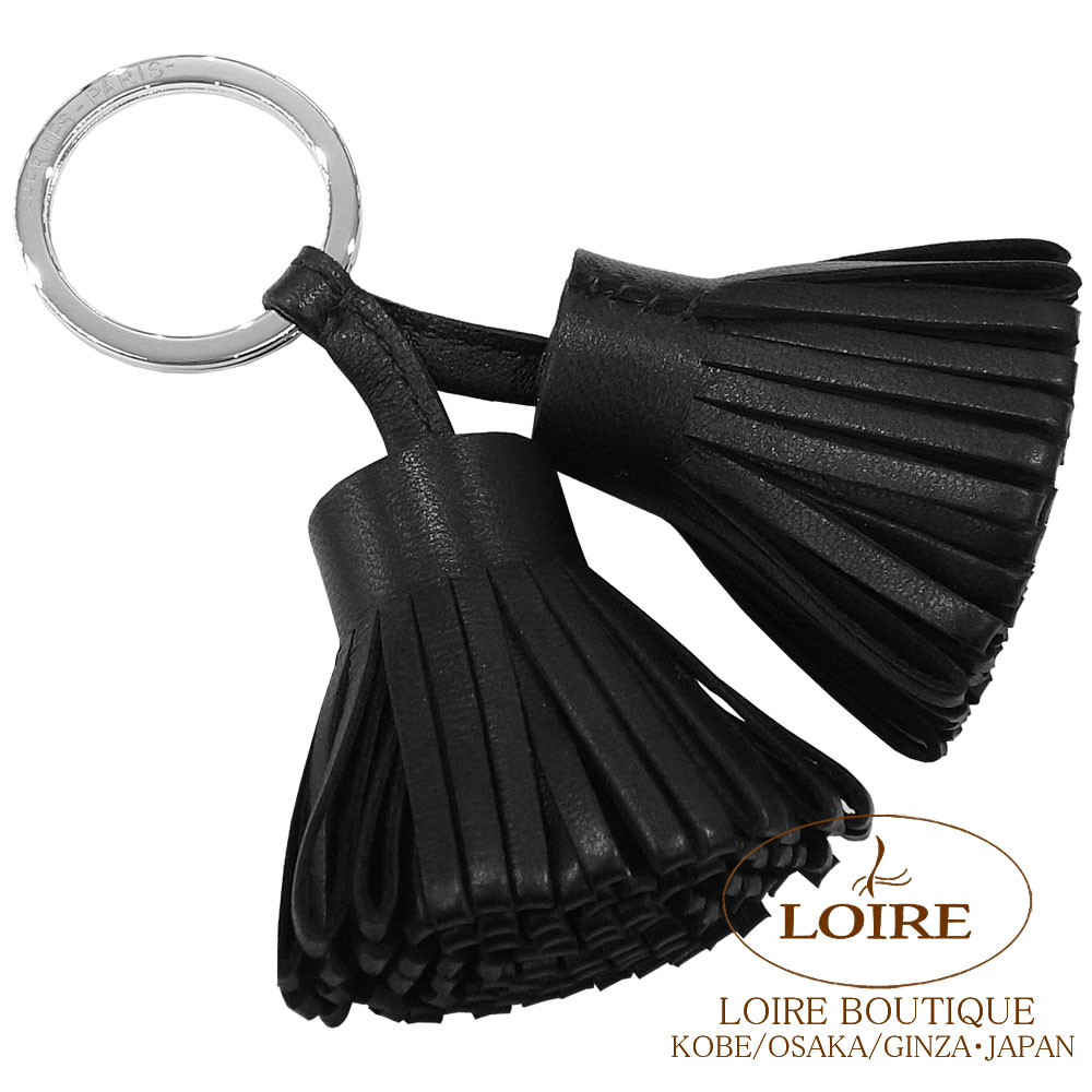 エルメス カルメン キーホルダー 入手困難　確実正規品　黒 即発☆国内発送】エルメス カルメン ブラック キーホルダー (HERMES