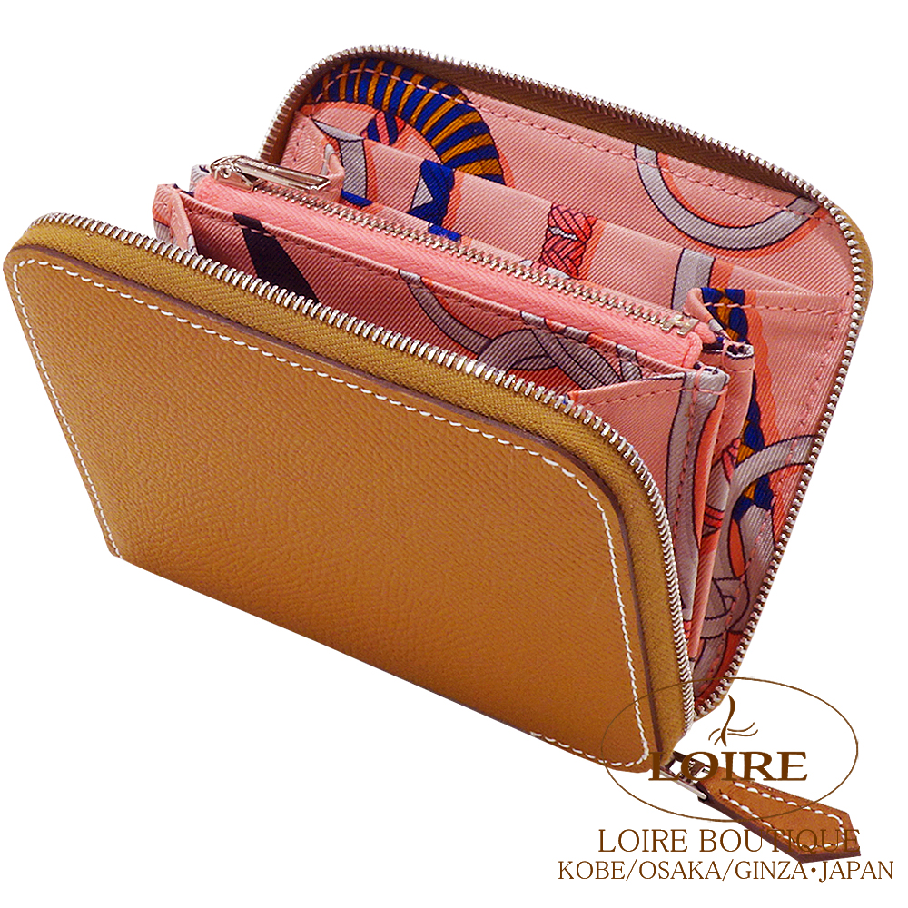 m*s様 HERMES エルメス　シルクイン コンパクト　ローズコンフェッティ エルメス<br>アザップ シルクイン コンパクト<br>ゴールド×ローズ