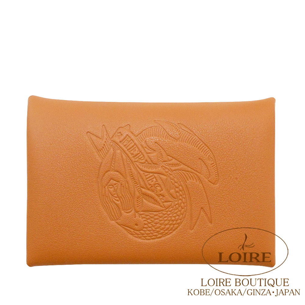 ★限定★エルメス カルヴィ　セーラー タトゥー 名刺入れ、小物入れ エルメス<br>カルヴィ カードケース<br>セーラータトゥー<br>ゴールド