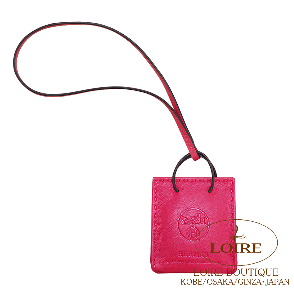 エルメス　チャーム　サックオランジュ　ローズメキシコ エルメス サック オランジュ ローズメキシコ アニョーミロ/スイフト