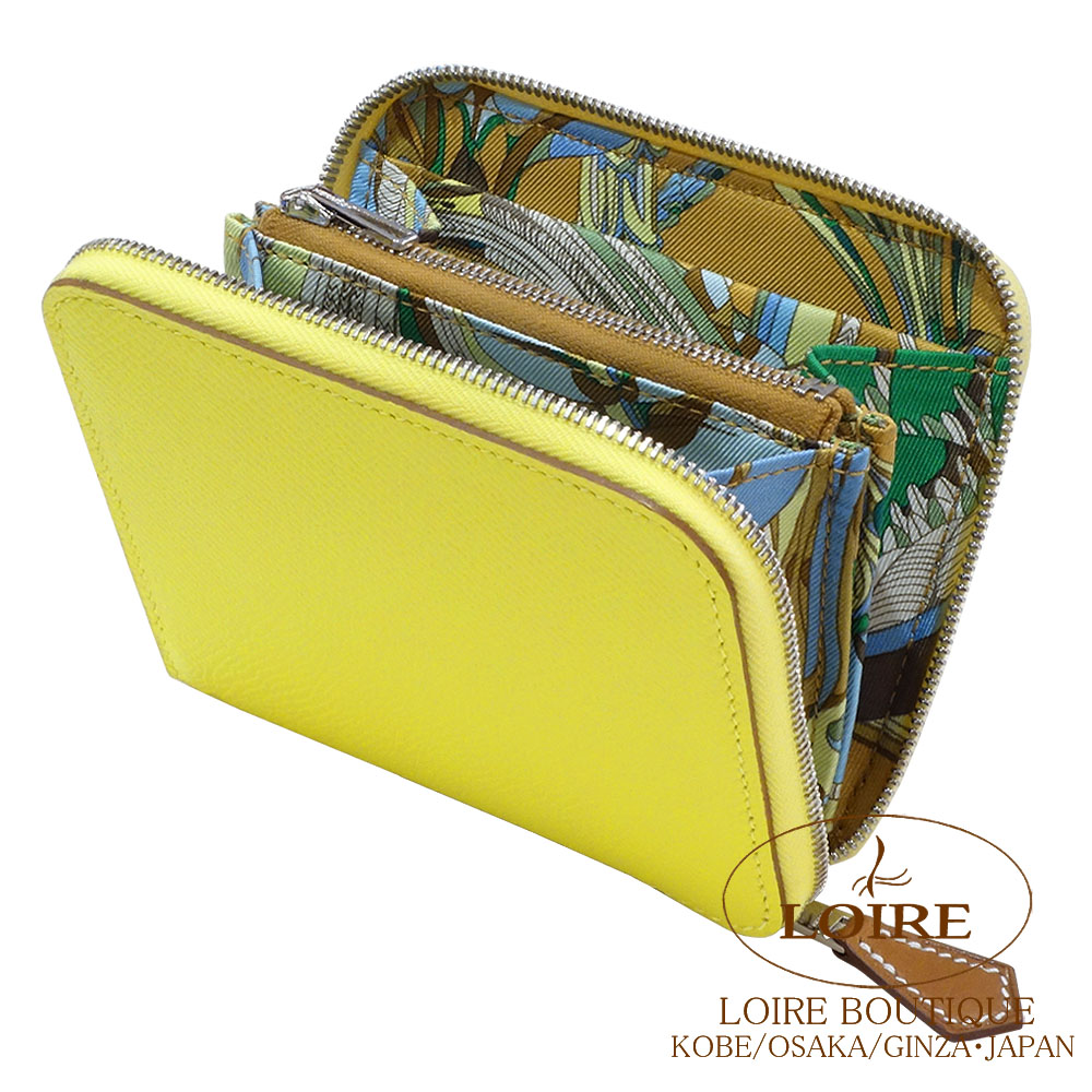 ≪じょび≫エルメス アザップ シルクイン コンパクト ライム B エルメス<br>アザップ シルクイン コンパクト<br>ライム×セサミ<br