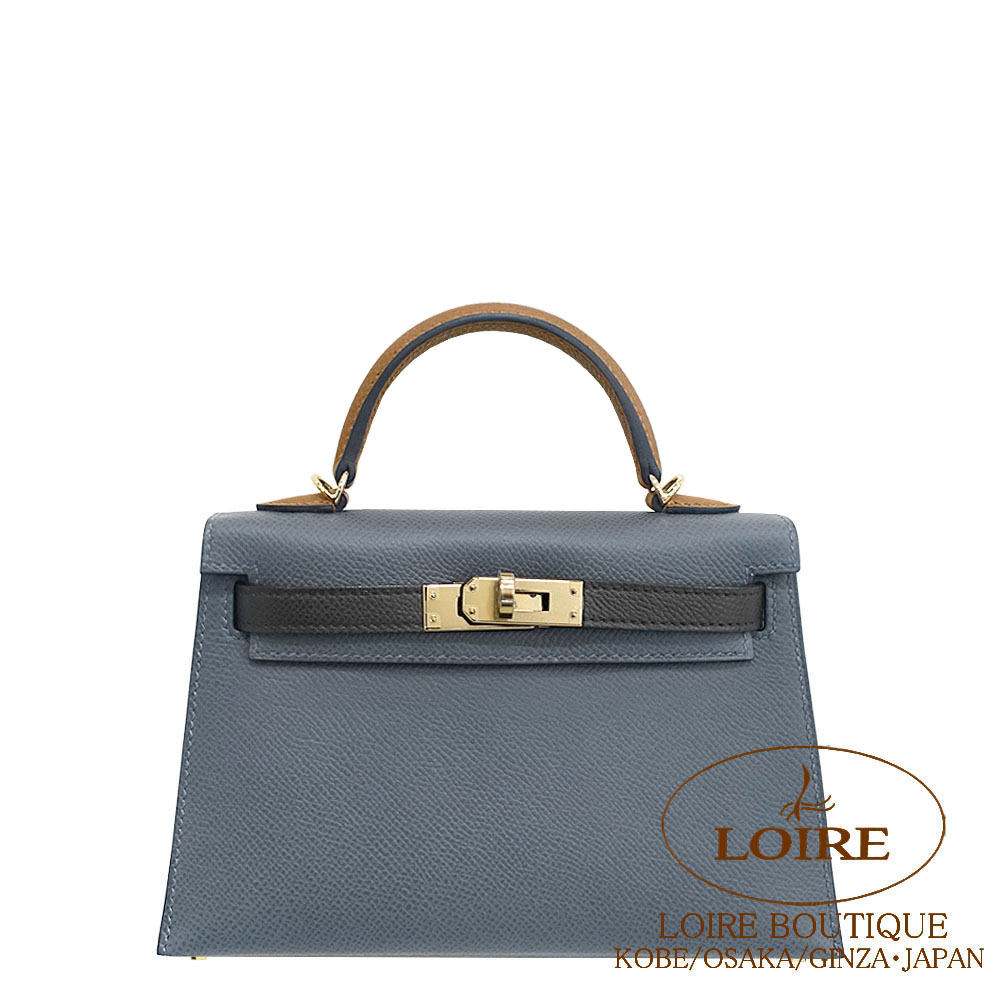 試着のみ エルメス ケリー金具 ティヴォリ ティボリ エルメス<br>ケリーミニ2<br>トリコロール<br>グリミスティ×クロ