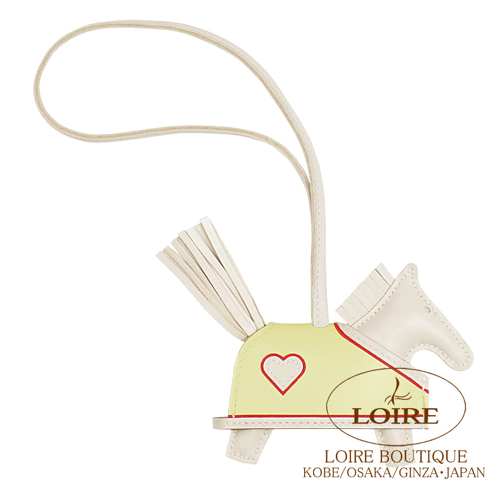 【新品未使用】エルメス新作ロデオチャーム ロベオクール エルメス ロデオチャーム ロベオクール PM ベージュマルファ/クレ