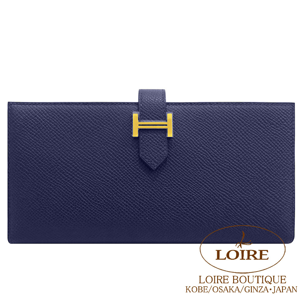 HERMES✨ ベアン スフレ バイカラー ゴールド ブルージーン エプソン 楽天市場】【未使用品】【財布】HERMES エルメス ベアン スフレ 2つ折
