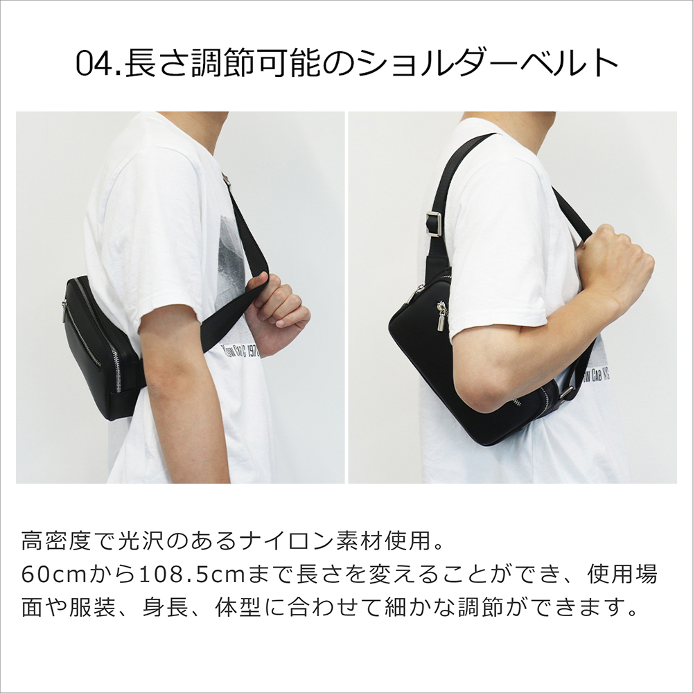 LooCo Official Shop / LOOF ショルダーバッグ スマホ 本革 レザー