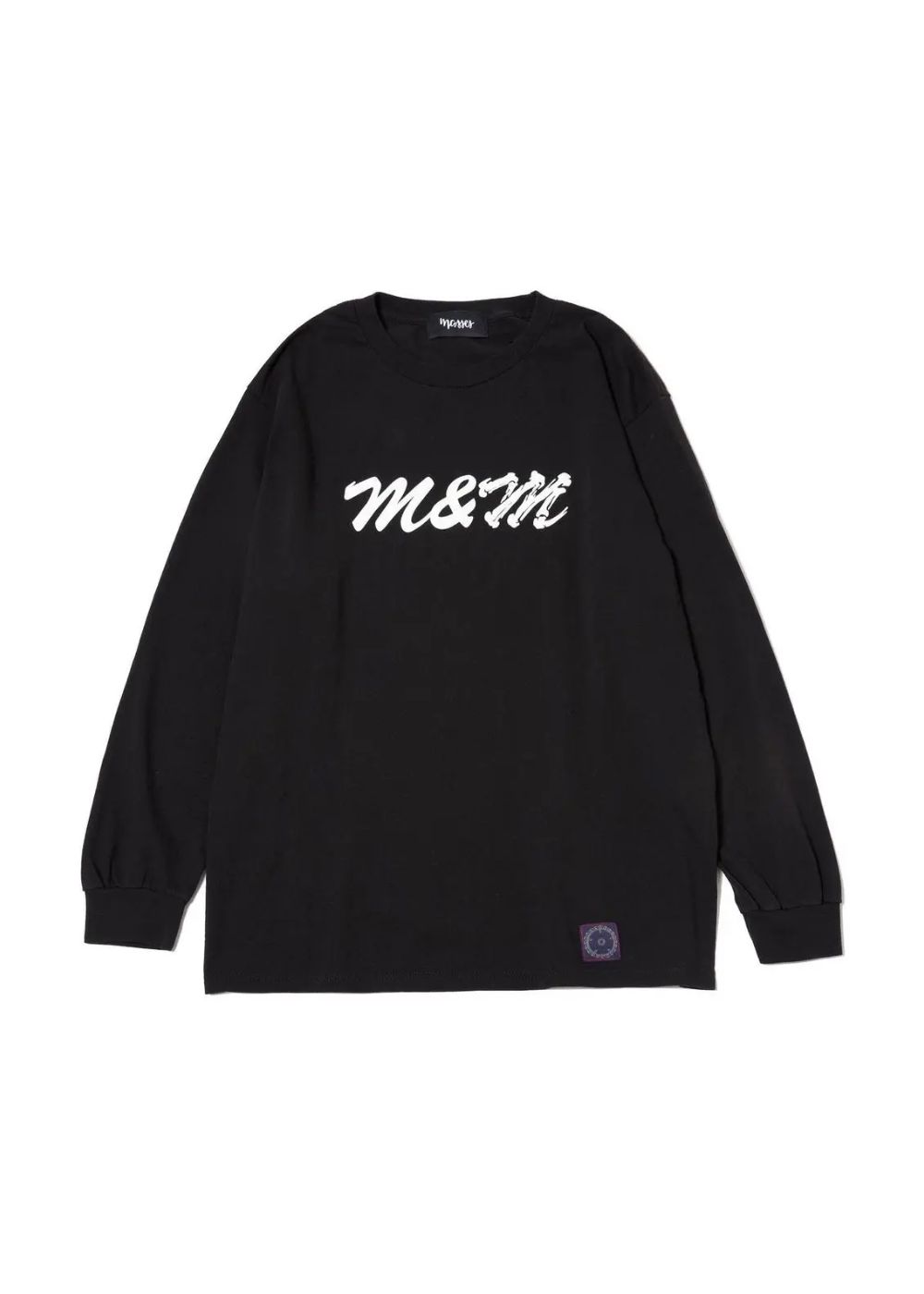 M&M CUSTOM PERFORMANCE - PRINT L/S TEE (×MASSES) (BLACK) / マシス
