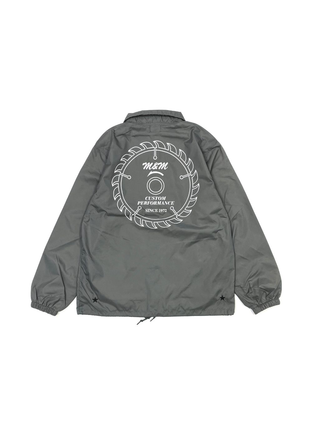 M&M CUSTOM PERFORMANCE - Coach Jacket (CHARCOAL) / プリント コーチ