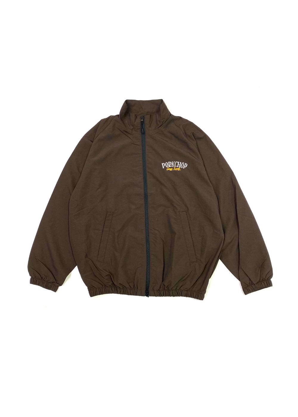 PORKCHOP GARAGE SUPPLY - PORK BACK NYLON JKT (DARK BROWN) / ポーク