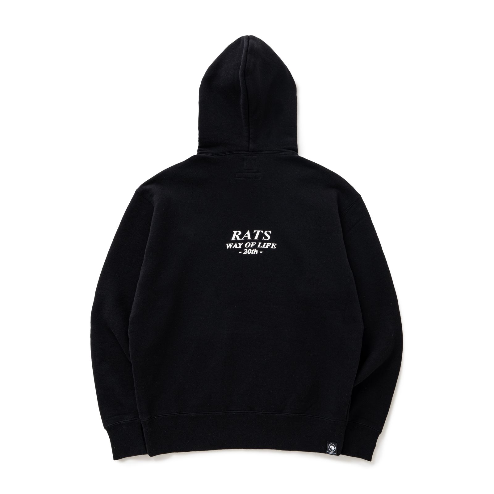 RATS - 20TH RATS x NH HOODED (BLACK) / ラッツ 20周年記念