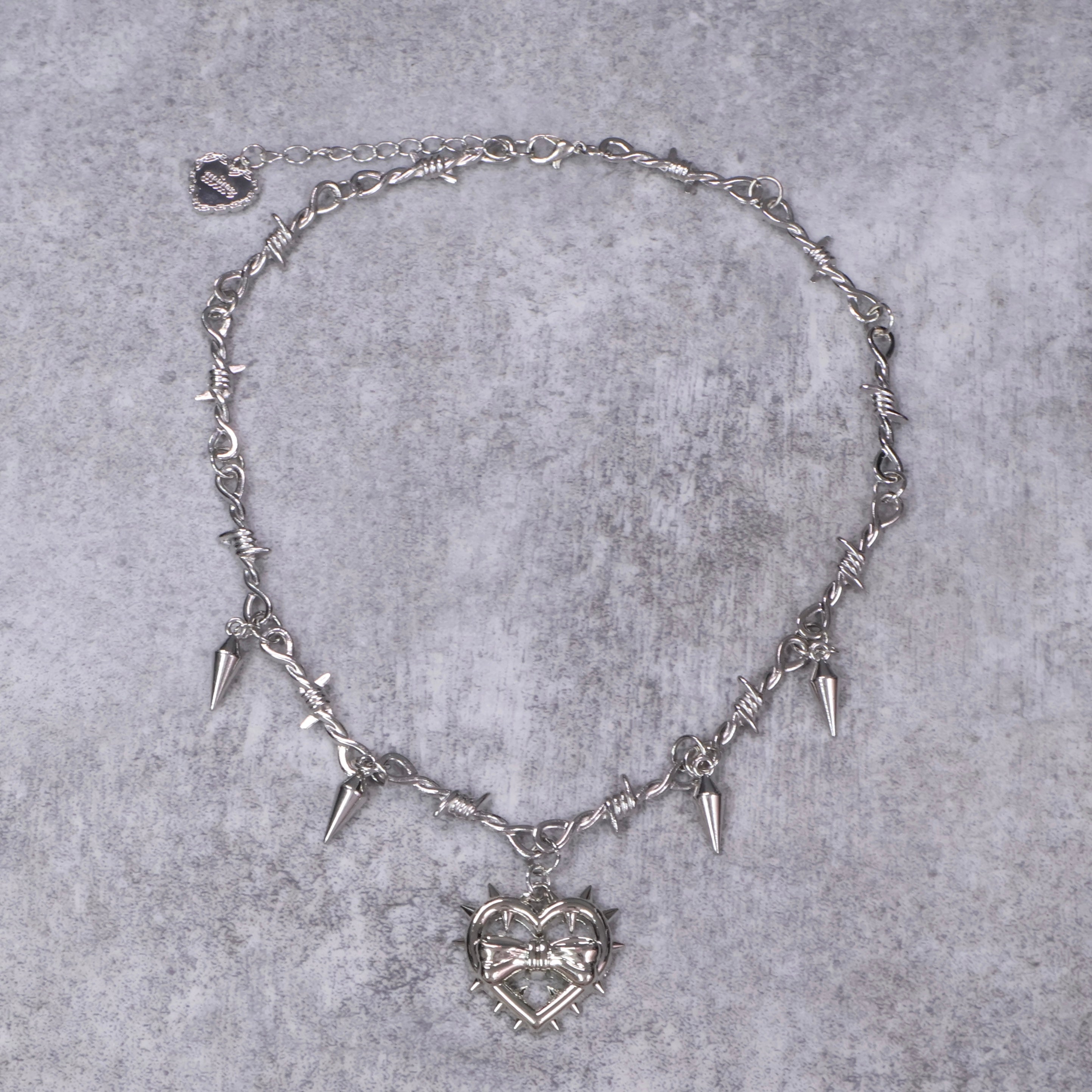 mine》クロウハート有刺鉄線ネックレス- LAFARY ONLINE