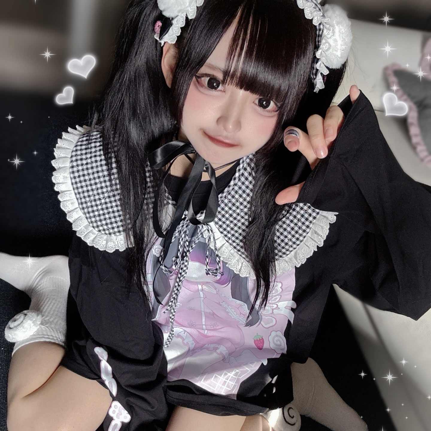 mine》キルティングチェック付け襟- LAFARY ONLINE