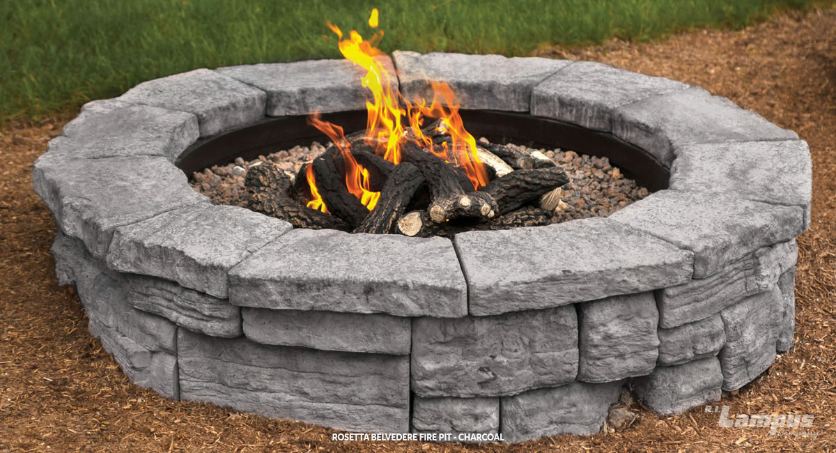 Rosetta® Belvedere Round Fire Pit | R.I. Lampus