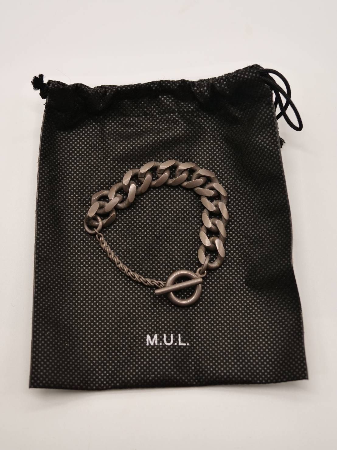 MUL A013 タッセルダブルEチェーンブレスレットショート