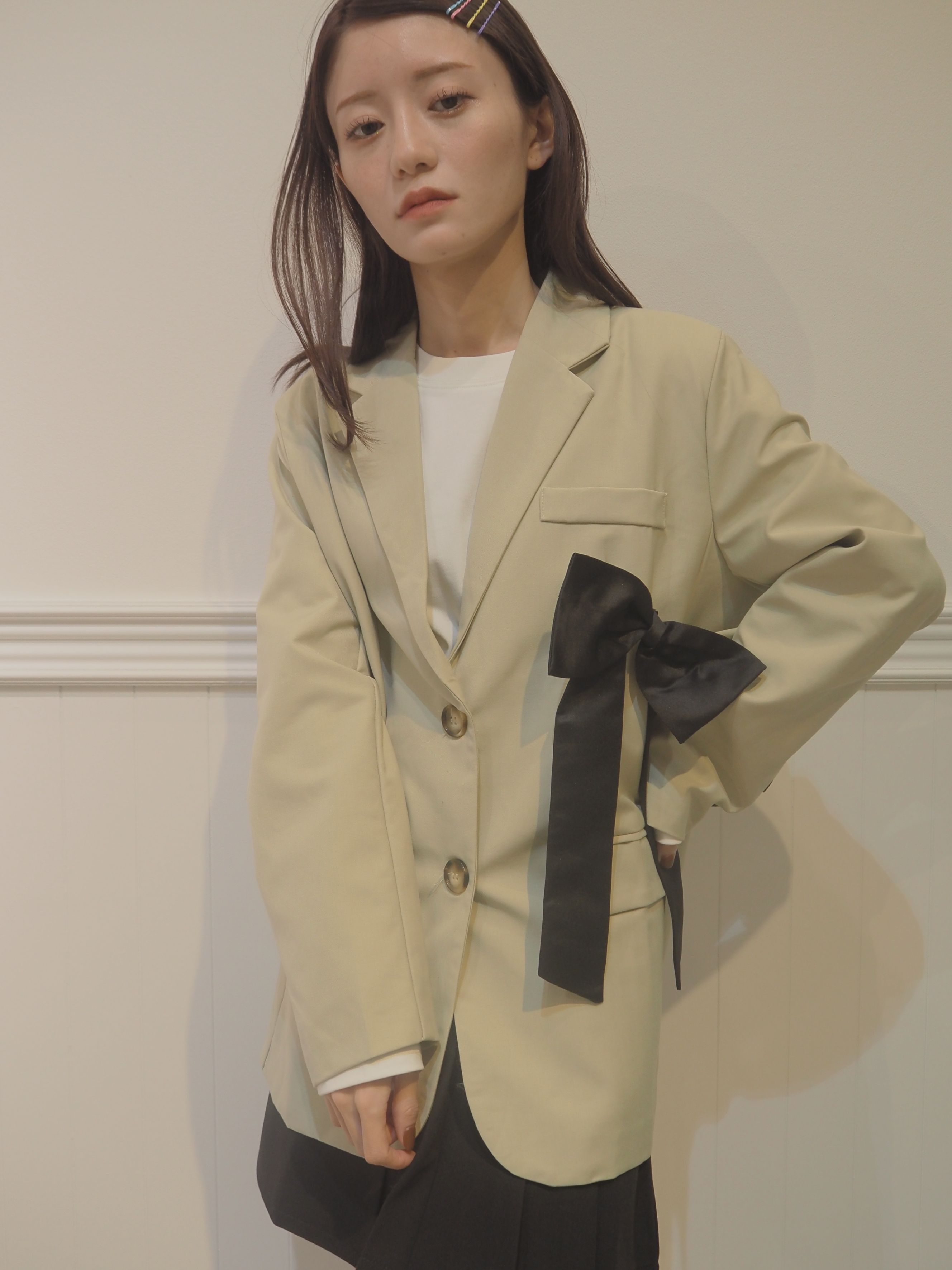 Relaxed Big Ribbon Jacket リラックスビッグリボンジャケット