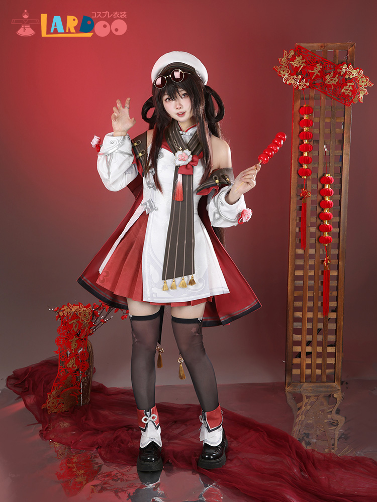 原神 Genshin 璃月 胡桃-「残雪に咲く紅」 新コスチューム コスプレ