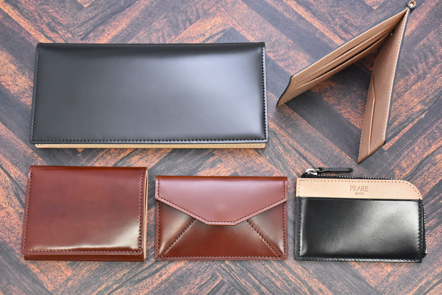 ナチュラルコードバン スマートコンパクト 長財布 「プレリーギンザ