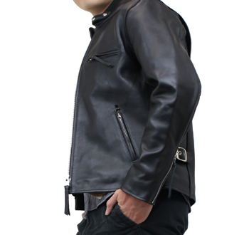 特価品】 革ジャン スタンド襟ライダース（牛革）XS~6Lまで｜革製品