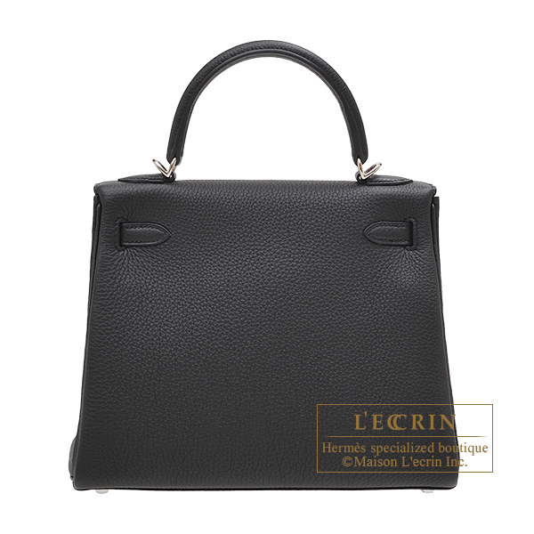 エルメス ケリー25/内縫い ブラック トゴ シルバー金具 | エルメス