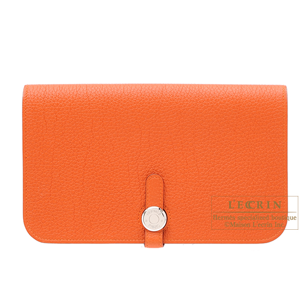 エルメス ドゴンGM オレンジ トゴ シルバー金具 | エルメス・バーキン