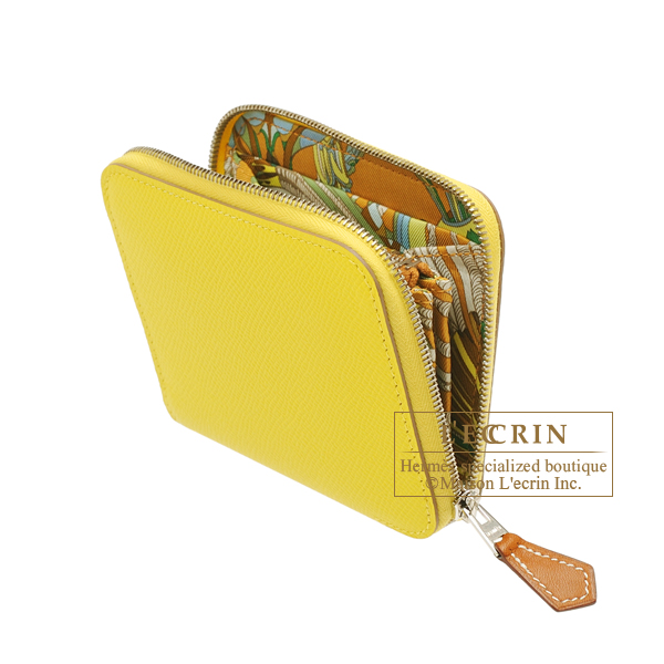 エルメス アザップ シルクイン コンパクト ライム/ セサミ ヴォー