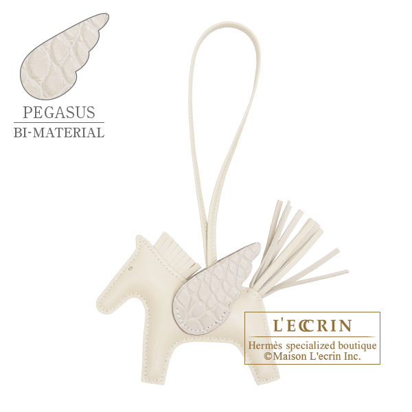エルメス ロデオチャームペガサスタッチPM クレ/ベトン アニョーミロ