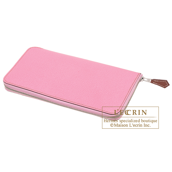 エルメス アザップ シルクイン ロング ピンク/ ミント ヴォーエプソン