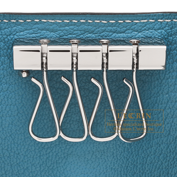 エルメス ベアンキーケース/4連 ニューブルージーン シェブルミゾル