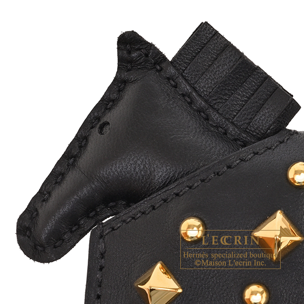 エルメス ロデオチャーム ロベオ・ロックPM ブラック アニョーミロ