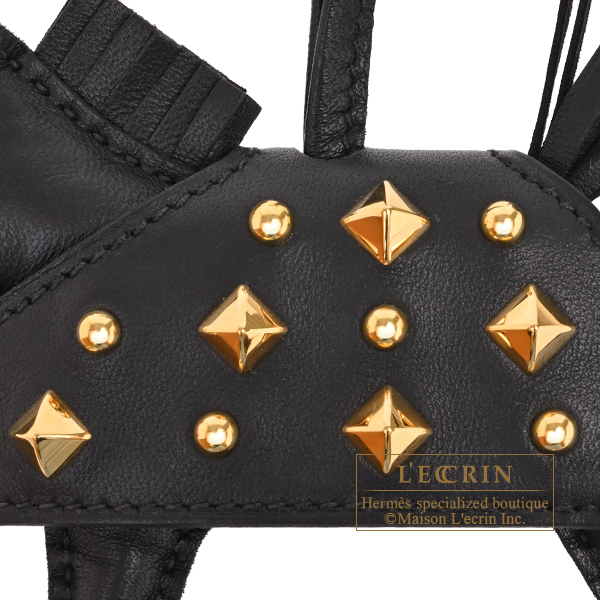 エルメス ロデオチャーム ロベオ・ロックPM ブラック アニョーミロ