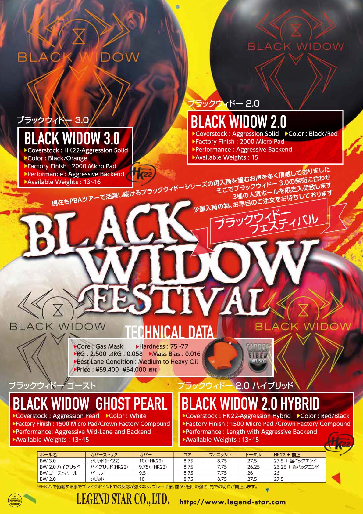 LEGEND ブラックウィドー 2.0 ハイブリッド